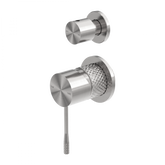 Opal Wall Shower Bath Mixer W/Divertor (Less Plate) Brushed Nickel